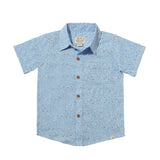 Me & Henry Newport Woven Shirt Blue Floral
