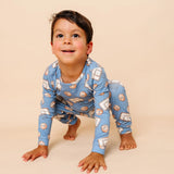 Copper Pearl Dunk 2 Piece Long Sleeve Pajama Set