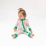 Angel Dear Golf Club Pink 2 Way Zip Romper