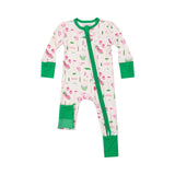 Angel Dear Golf Club Pink 2 Way Zip Romper