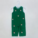 Zuccini Kids Corduroy Santa Face Ashton Longall Green