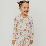 Copper Pearl Wonder Woman 2 Piece Long Sleeve PJ Set