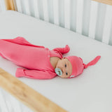 Copper Pearl Flamingo Newborn Knotted Gown