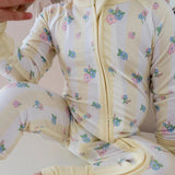 In My Jammers Harper Zipper Romper