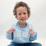 Bits & Bows Big Bro Sweatshirt Blue