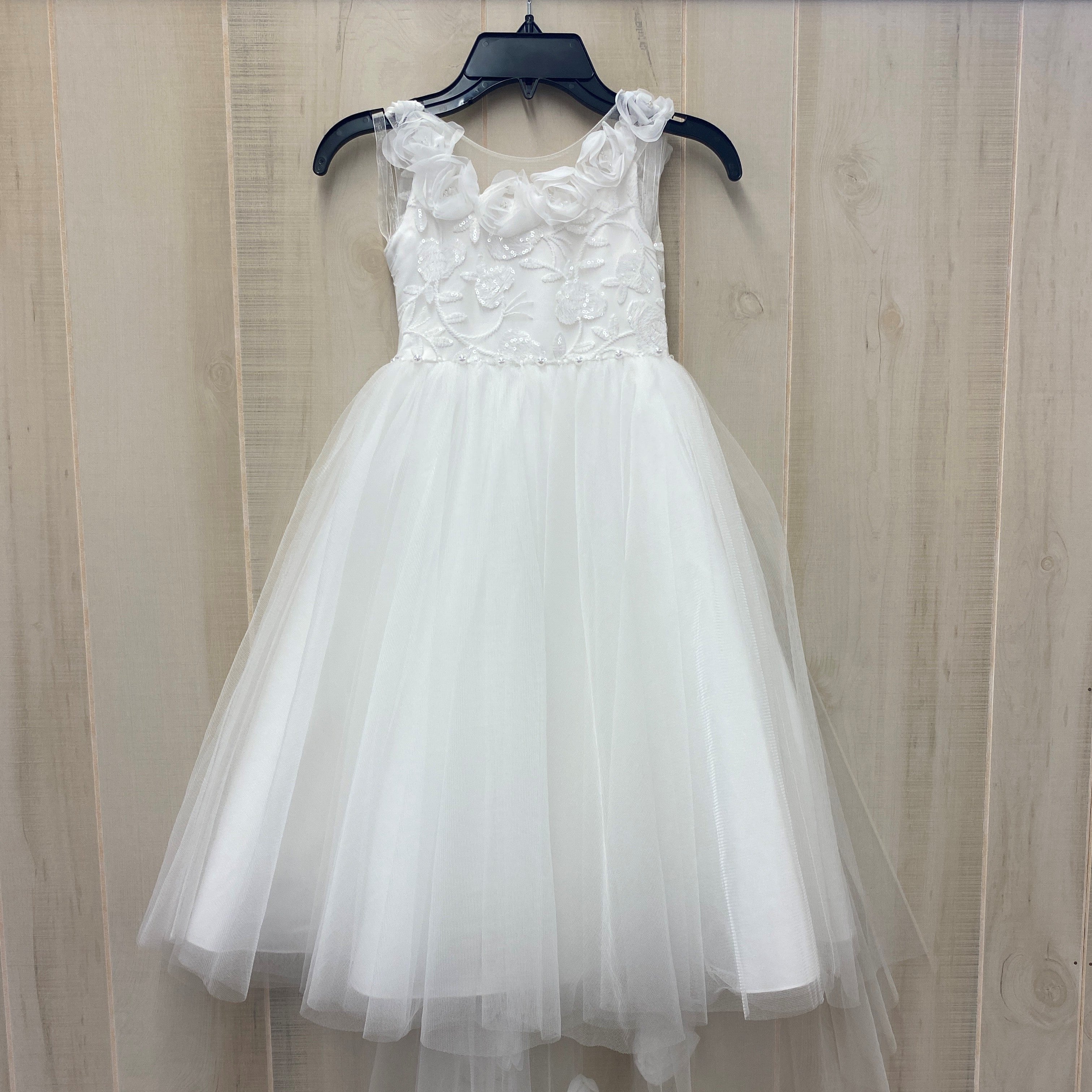 princess daliana dresses Princess Daliana Pearl Back Flower Girl Dress Grey 2t
