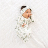 Copper Pearl Fern Newborn Knotted Gown