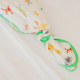 Copper Pearl Sesame Friends Newborn Knot Gown