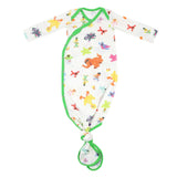 Copper Pearl Sesame Friends Newborn Knot Gown