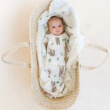 Copper Pearl Noah Newborn Knotted Gown