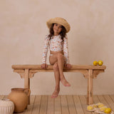Rylee + Cru Crop Rashguard Set Nautical