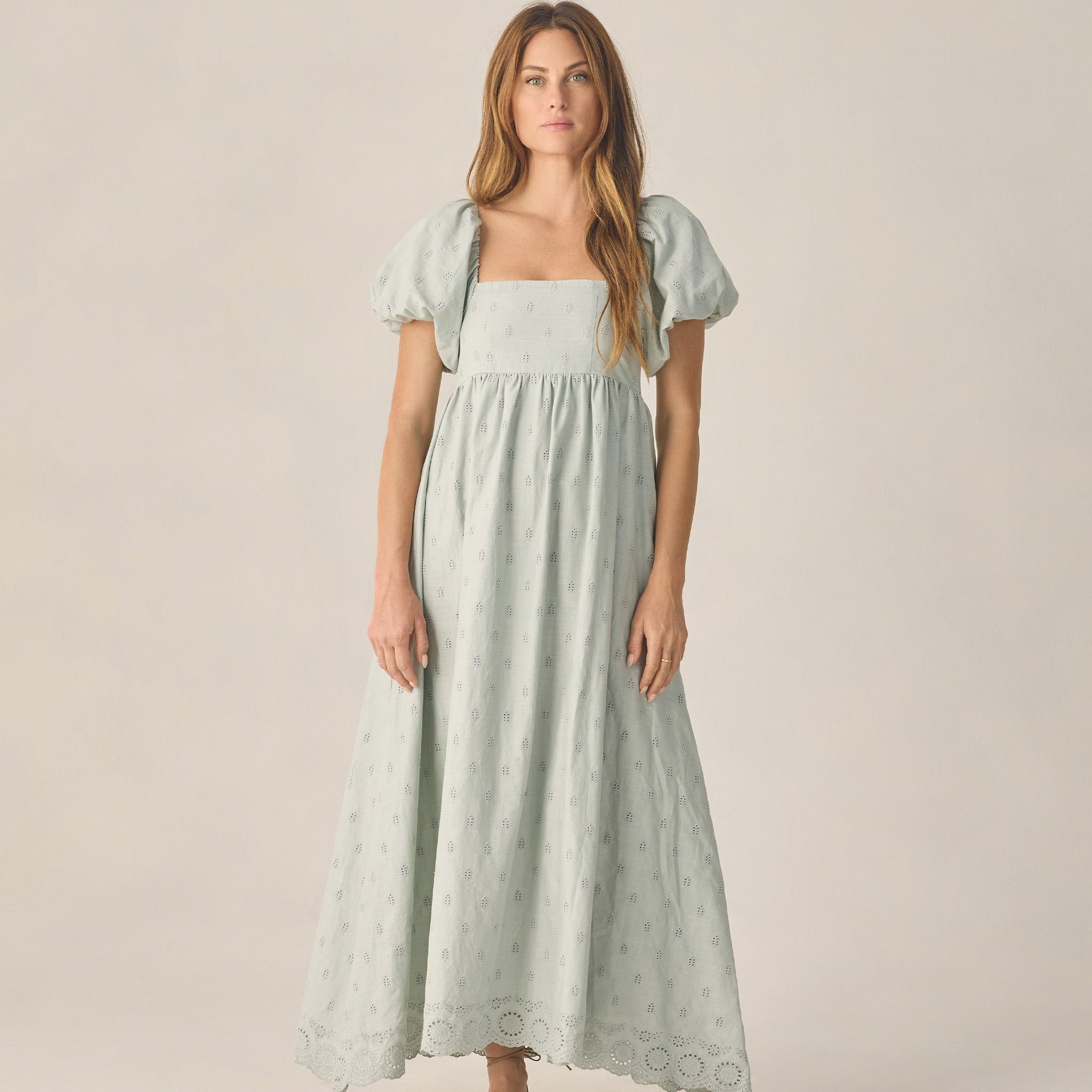 seafoam green dress Camila Coelho Sage Mini Dress in Seafoam Green