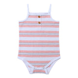Vignette Karter Onesie and Bloomer Set Pink Retro Stripe