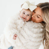 Bailey's Blossoms Fatima Shag Jacket Ivory