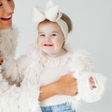 Bailey's Blossoms Fatima Shag Jacket Ivory