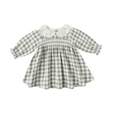 Quincy Mae Callie Dress Forest Check