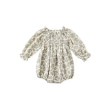 Quincy Mae Eden Romper Green Floral