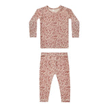 Quincy Mae Bamboo Long Sleeve Pajama Set Flower Field