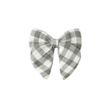 Quincy Mae Forest Check Bow