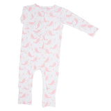 Sweet Bamboo Convertible Romper Pink Narwhal