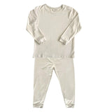Dear Perli 2 Piece Pajama Set Oat