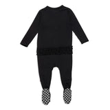 Magnetic Me Onyx Black Ruffle Footie