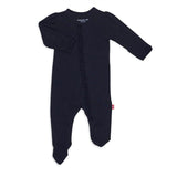 Magnetic Me Onyx Black Ruffle Footie