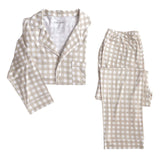 Dear Perli Women's Pajama Set Gingham