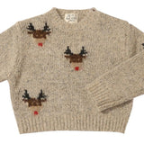 Me & Henry Rudy Sweater Beige Reindeer