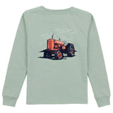 Properly Tied Tractor Long Sleeve Top Sage