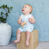 Remi & Capri Ancel Romper Icy Horizon Plaid