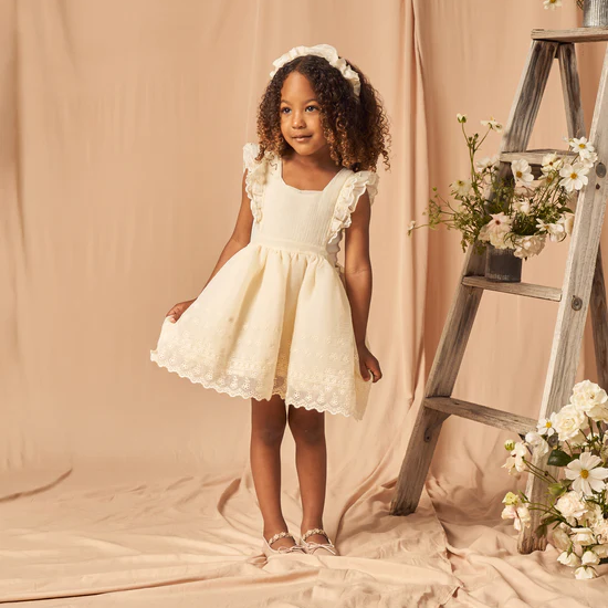 noralee provence dress ivory Noralee Provence Dress