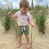 Me + Henry Hugo Twill Shorts Khaki