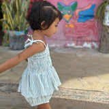 Poppet & Fox Strappy Peplum Onesie Bacalar