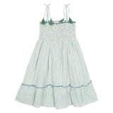 Poppet & Fox Shirred Strappy Sundress Bacalar