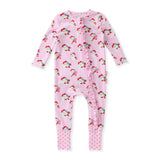 Swoon 2686 Dear Santa Pink Butterknit Layette Pajama