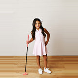 Swoon 2612 Pink Gingham Tennis Dress