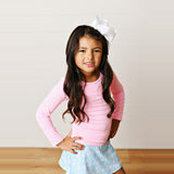 Swoon 2645 Bubblegum Pink Ruched Active Top