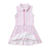 Swoon 2612 Pink Gingham Tennis Dress