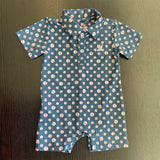 Coolybri Banks Performance Baseball Print Polo Romper