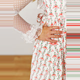 Swoon 2642 Garland Bows Pinafore Dress