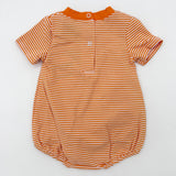 Cypress Row Boys Tailgate Bubble Orange Stripe