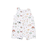 Angel Dear Cute Farm Animals Sleeveless Shortie Romper