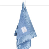 Little Giraffe Chenille Blanky Cornflower