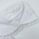 Will'beth 06137 White Christening Dress with Bonnet
