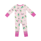 Angel Dear Pink Pickleball 2 Way Zip Romper