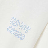 The Boston Kids by Mayoral 6043 Happy Combo Short Sleeve Top Cream