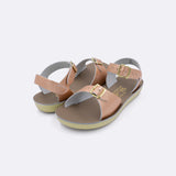 Sun San Salt Sandal Surfer Rose Gold