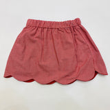 Zuccini Kids Kendall Reversible Skirt Red Corduroy