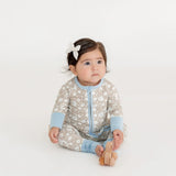 Remi & Capri Zipper Sleeper Cool Blooms